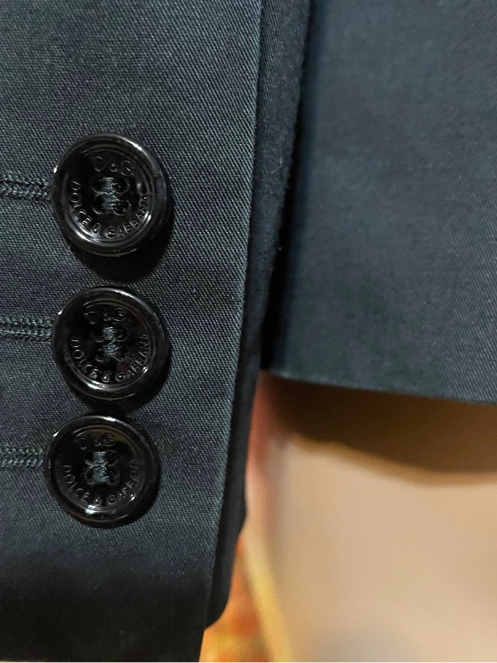 D&G Black Women's Blazer with Leopard-Print Lining - Picture 8 of 15